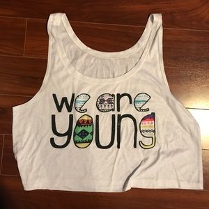 "We are young" tank.